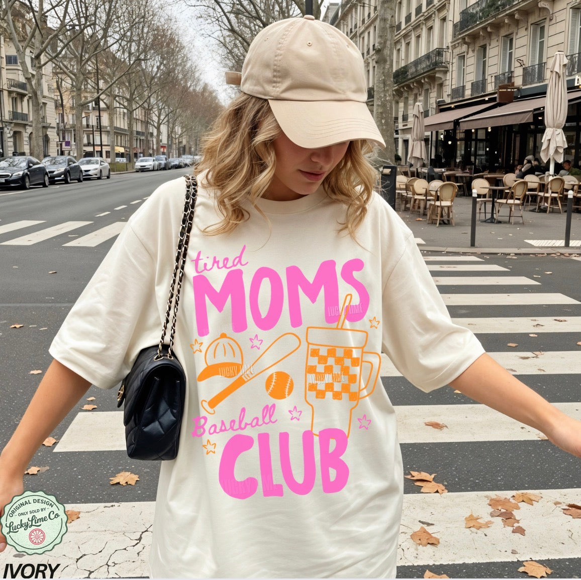 Tired Moms Baseball Club Comfort Colors® T-shirt