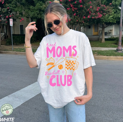 Tired Moms Baseball Club Comfort Colors® T-shirt