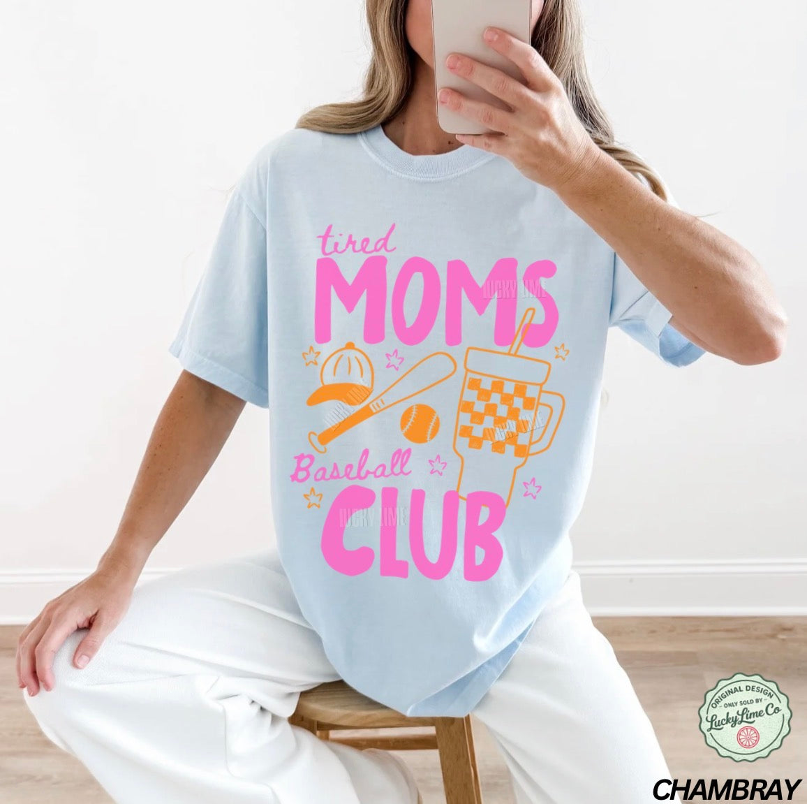 Tired Moms Baseball Club Comfort Colors® T-shirt