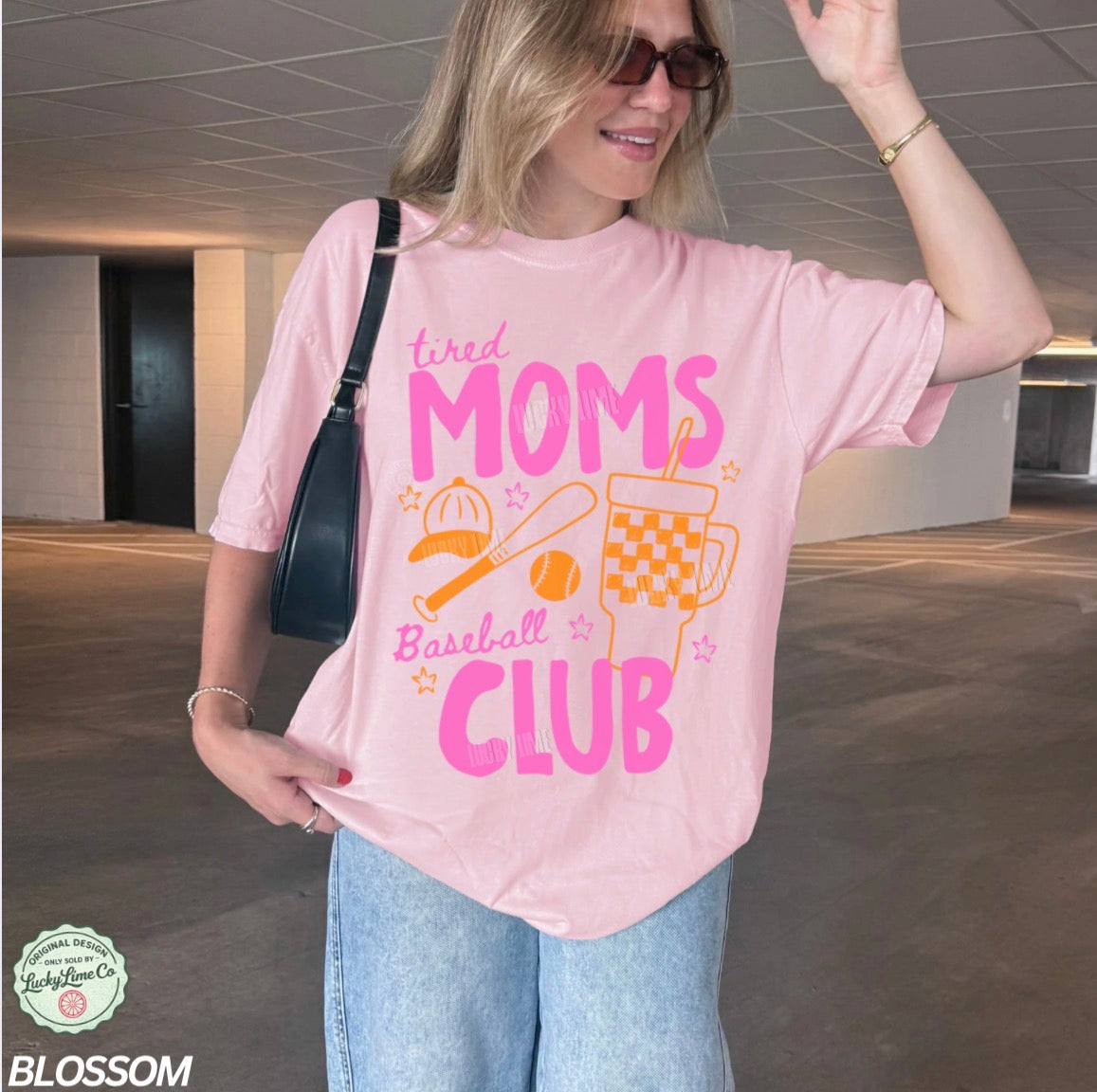 Tired Moms Baseball Club Comfort Colors® T-shirt