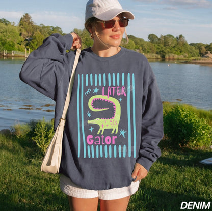 Later Gator Frame (Light Version) Comfort Colors® Sweatshirt