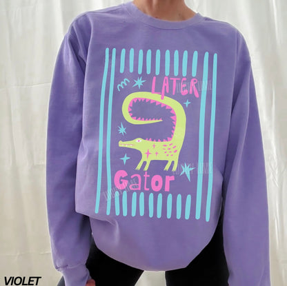 Later Gator Frame (Light Version) Comfort Colors® Sweatshirt