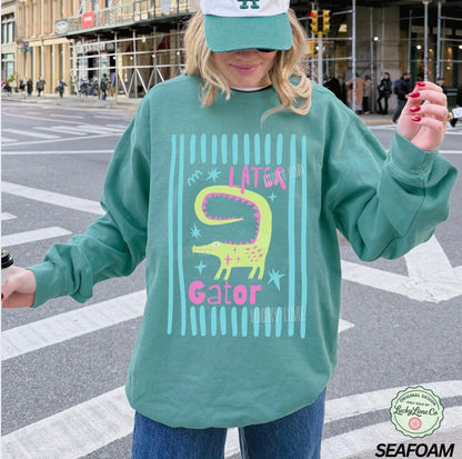 Later Gator Frame (Light Version) Comfort Colors® Sweatshirt