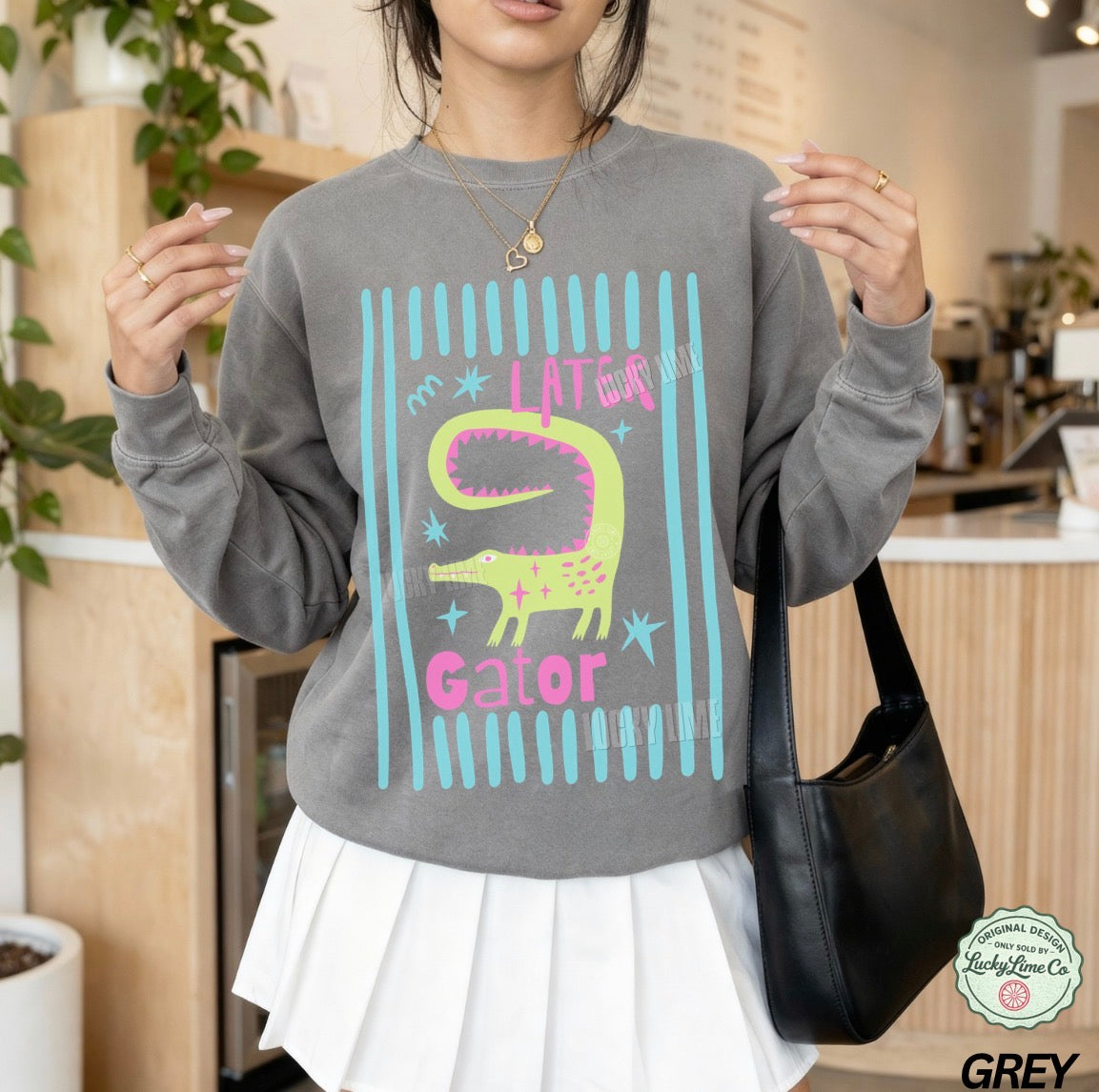 Later Gator Frame (Light Version) Comfort Colors® Sweatshirt