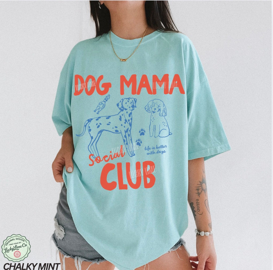 Dog Mama Social Club Comfort Colors® T-shirt
