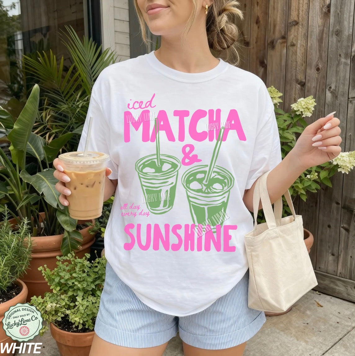 Iced Matcha and Sunshine Comfort Colors® T-shirt