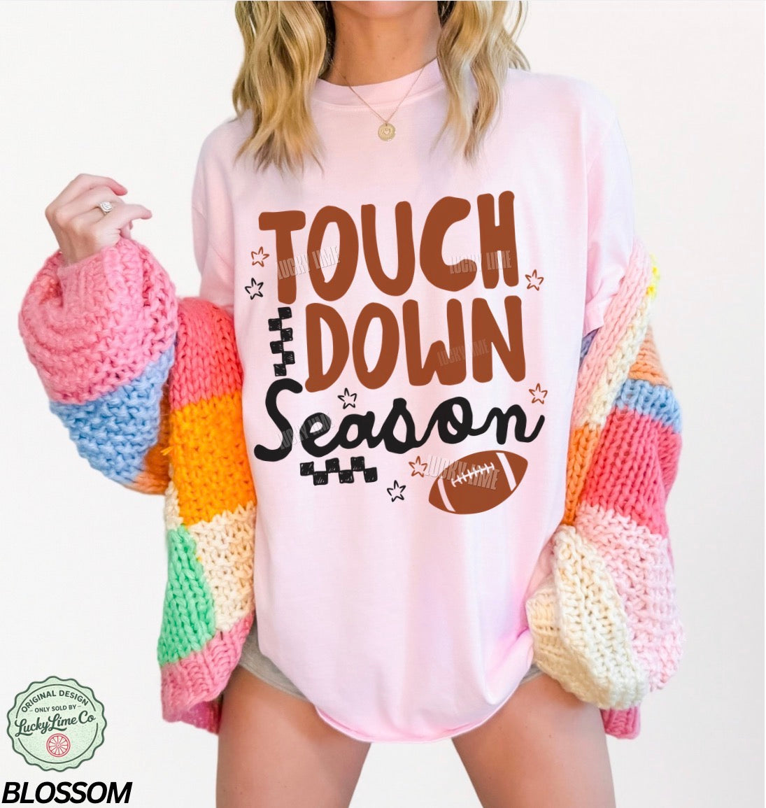 Touchdown Season Football Comfort Colors® T-shirt