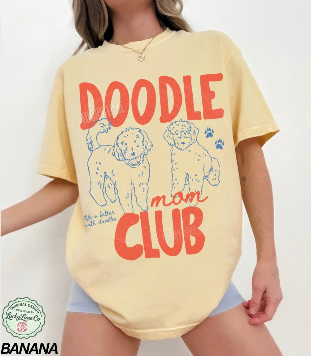 Doodle Mom Club Comfort Colors® T-shirt