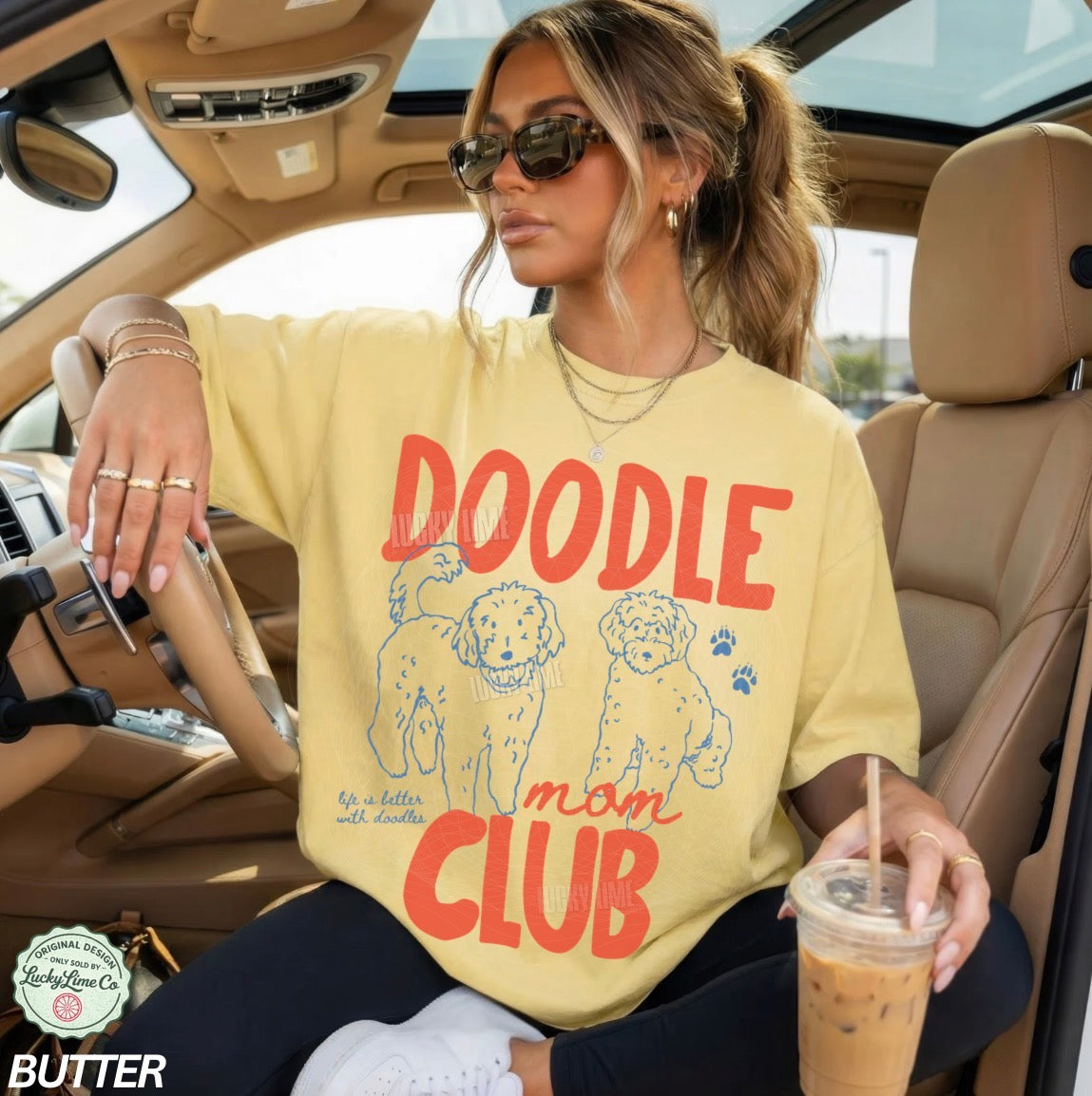 Doodle Mom Club Comfort Colors® T-shirt