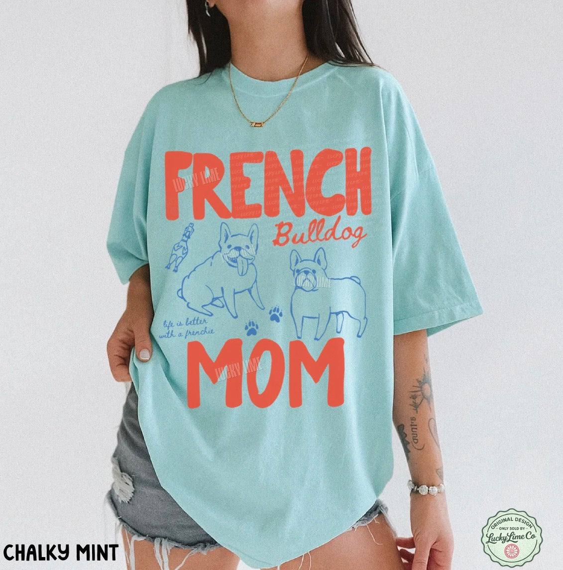 French Bulldog Mom Comfort Colors® T-shirt
