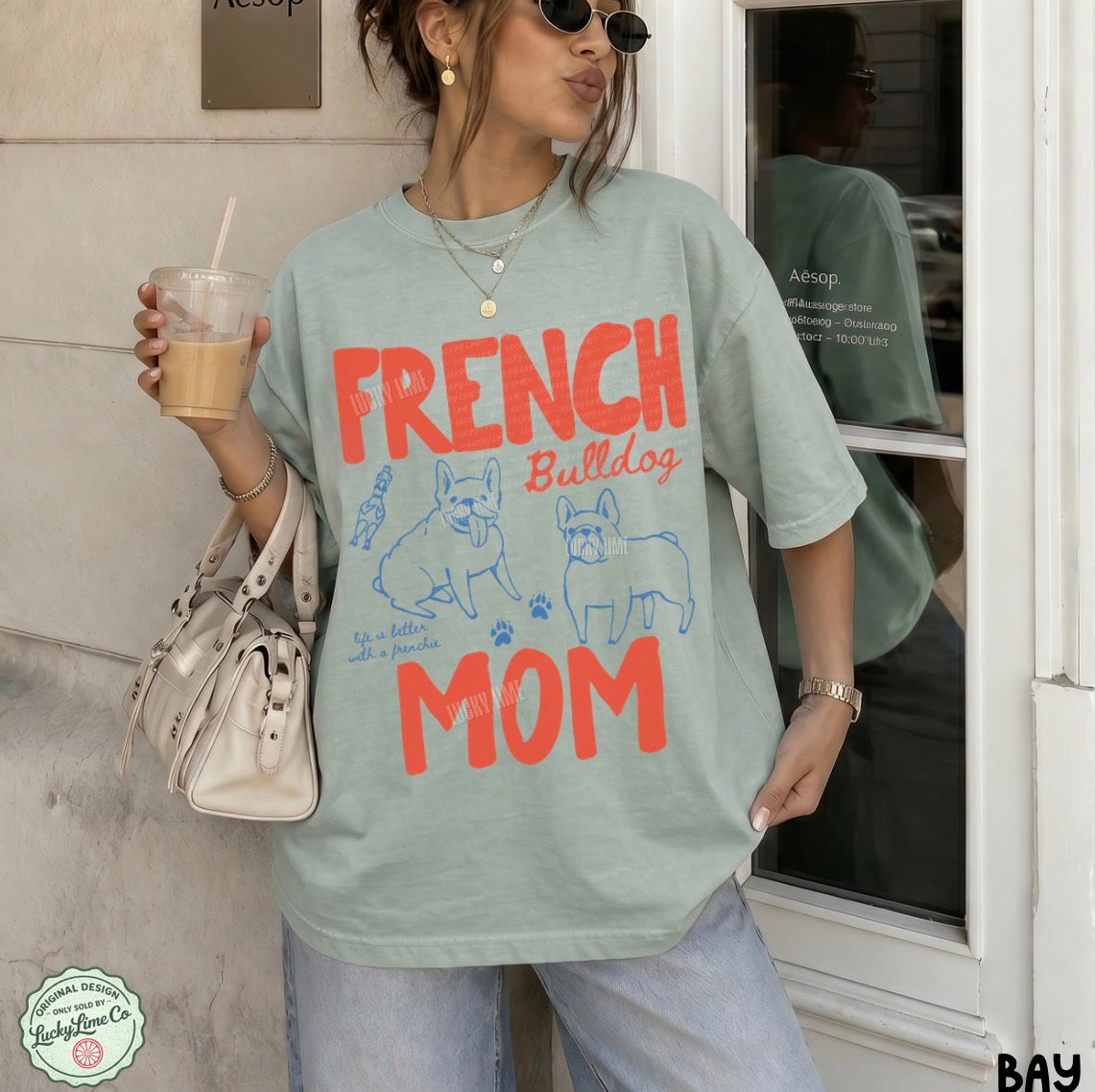 French Bulldog Mom Comfort Colors® T-shirt