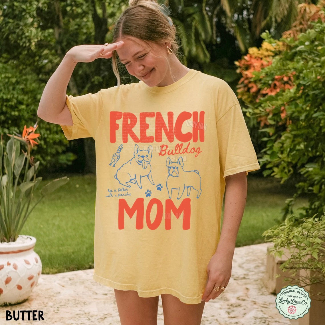 French Bulldog Mom Comfort Colors® T-shirt