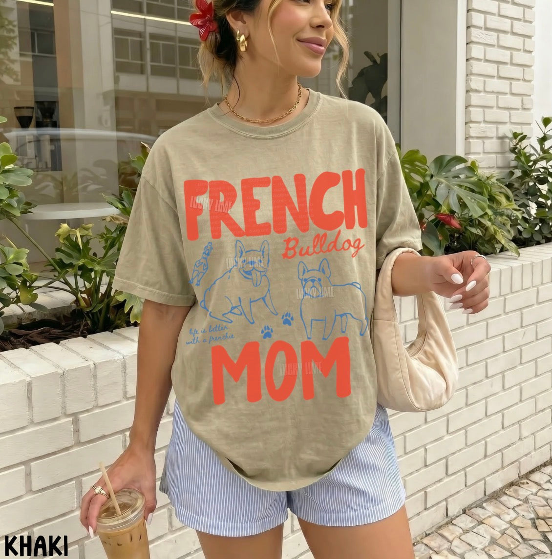 French Bulldog Mom Comfort Colors® T-shirt