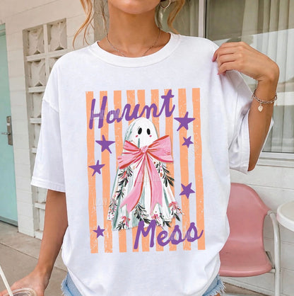 Haunt Mess Ghost Comfort Colors® T-shirt