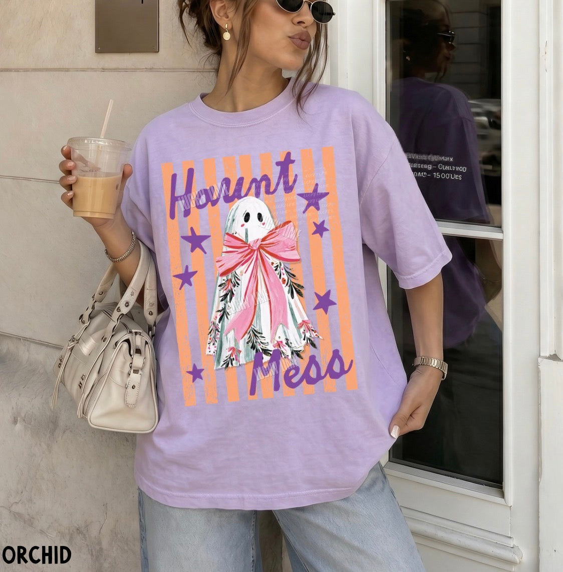 Haunt Mess Ghost Comfort Colors® T-shirt
