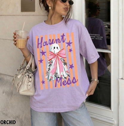 Haunt Mess Ghost Comfort Colors® T-shirt