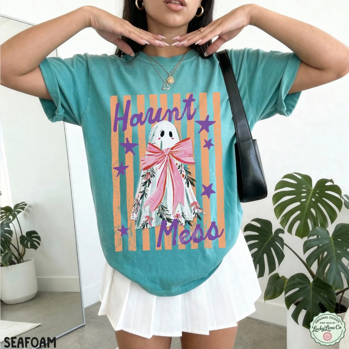 Haunt Mess Ghost Comfort Colors® T-shirt