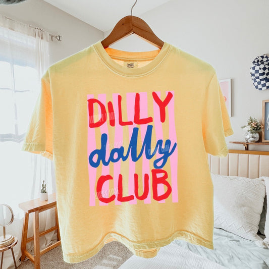Dilly Dally Club Comfort Colors® Women's Boxy Tee