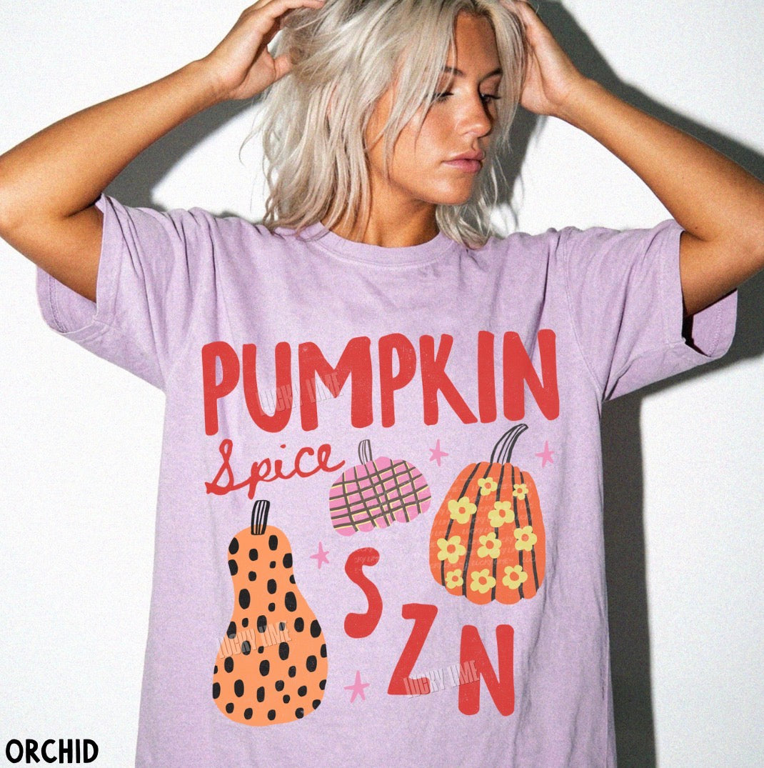 Pumpkin Spice SZN Comfort Colors T-shirt