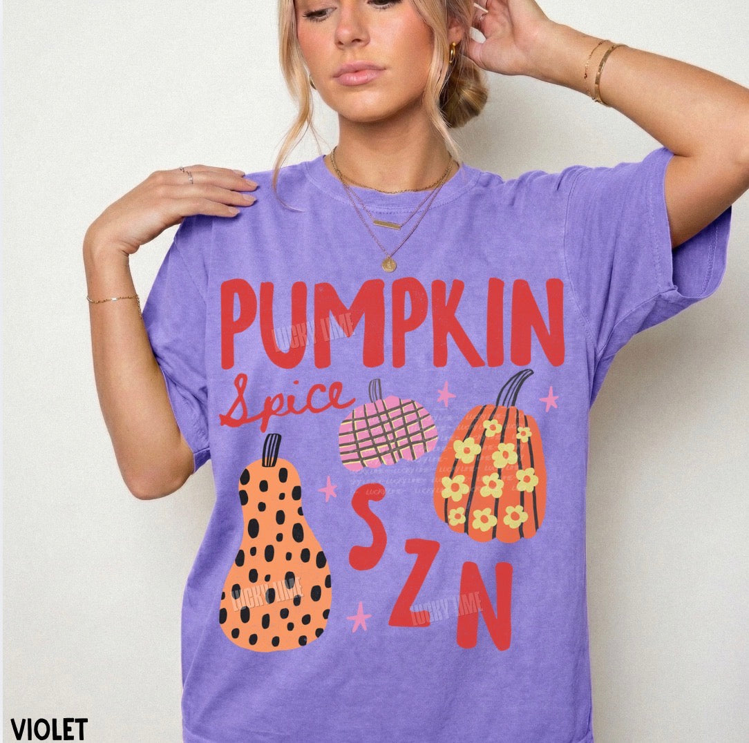 Pumpkin Spice SZN Comfort Colors T-shirt