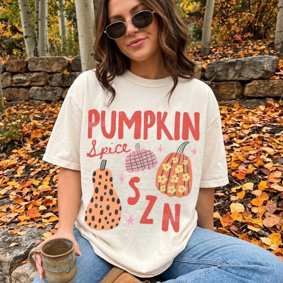 Pumpkin Spice SZN Comfort Colors T-shirt