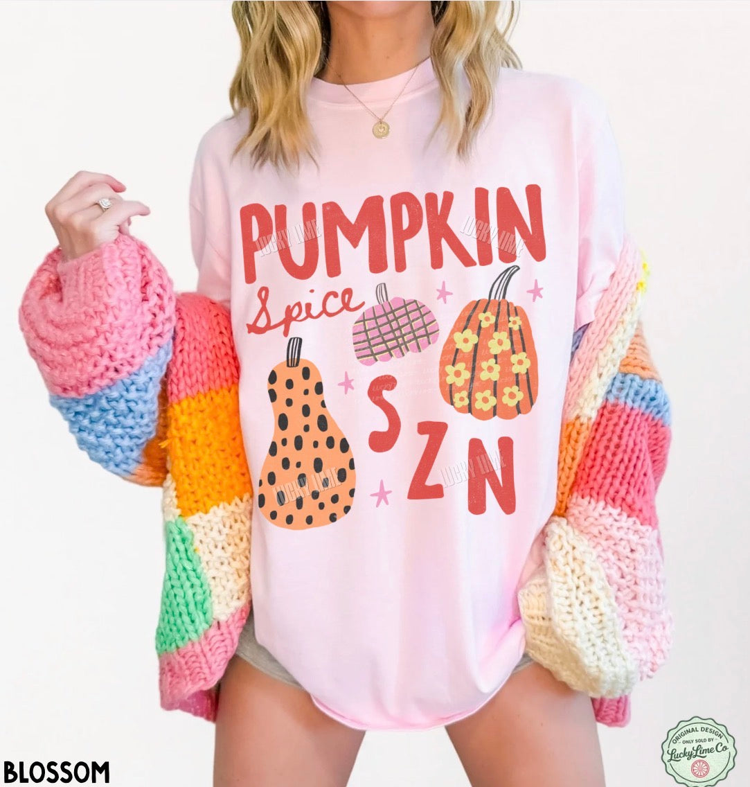 Pumpkin Spice SZN Comfort Colors T-shirt