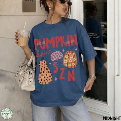 Pumpkin Spice SZN Comfort Colors T-shirt