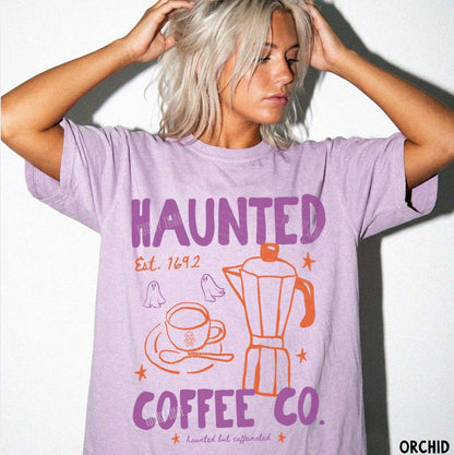 Haunted Coffee Co. Comfort Colors® T-shirt (dark)