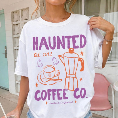Haunted Coffee Co. Comfort Colors® T-shirt (dark)
