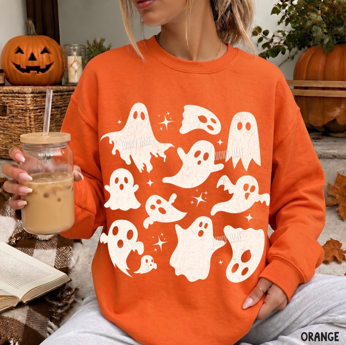 Ghost Collage Crewneck Sweatshirt