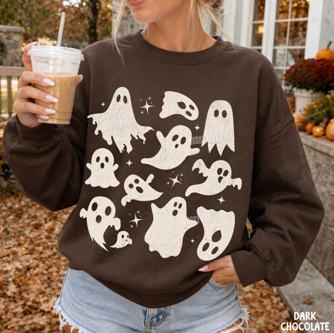 Ghost Collage Crewneck Sweatshirt