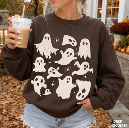 Ghost Collage Crewneck Sweatshirt
