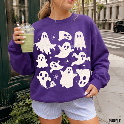 Ghost Collage Crewneck Sweatshirt