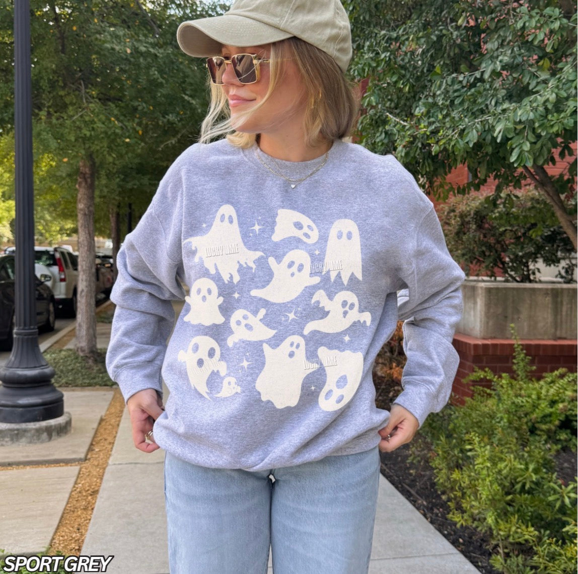 Ghost Collage Crewneck Sweatshirt