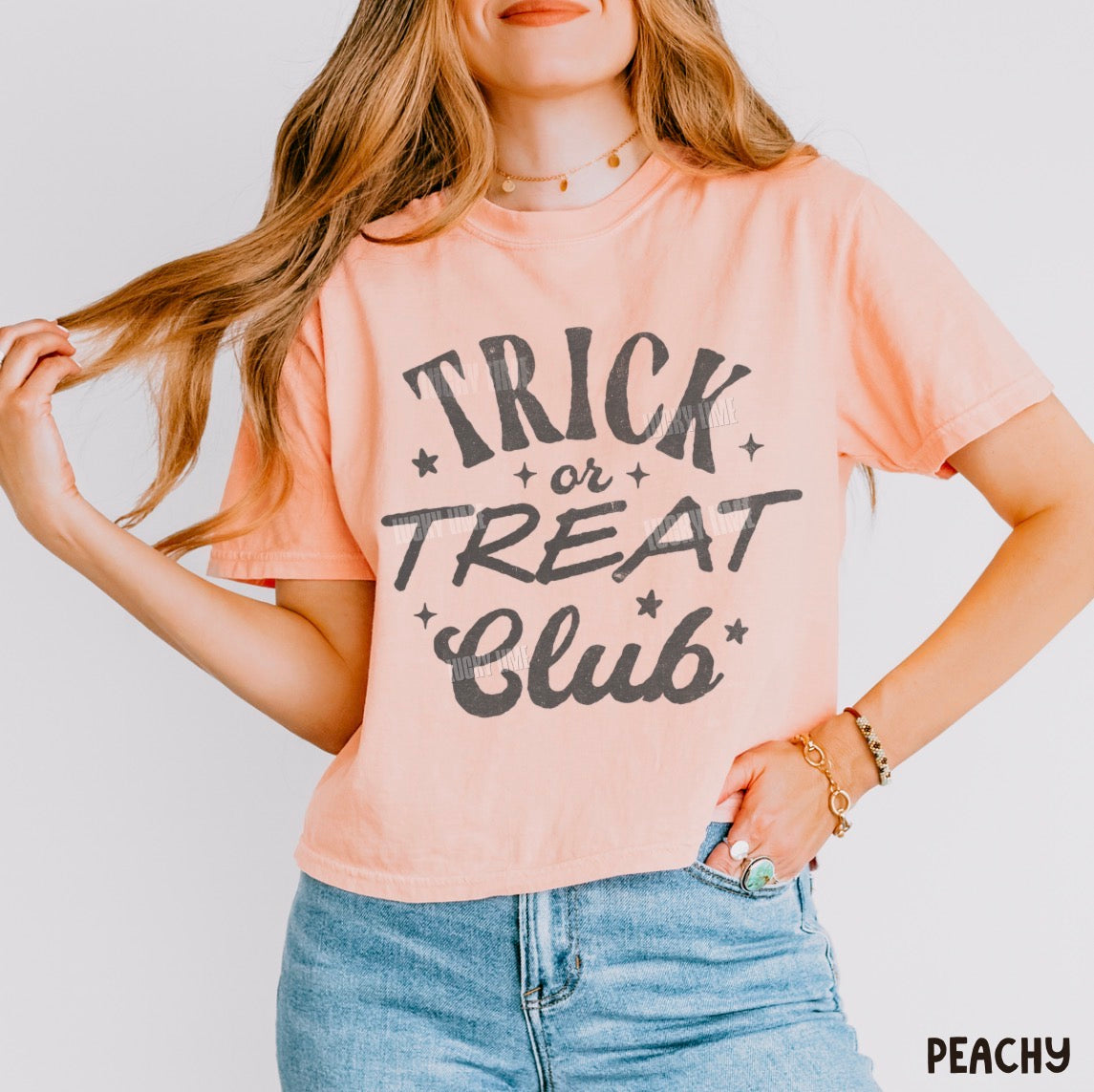 Trick or Treat Club Comfort Colors® Cropped T-Shirt