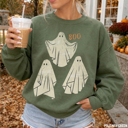 Boo to You Ghosts Crewneck Sweatshirt