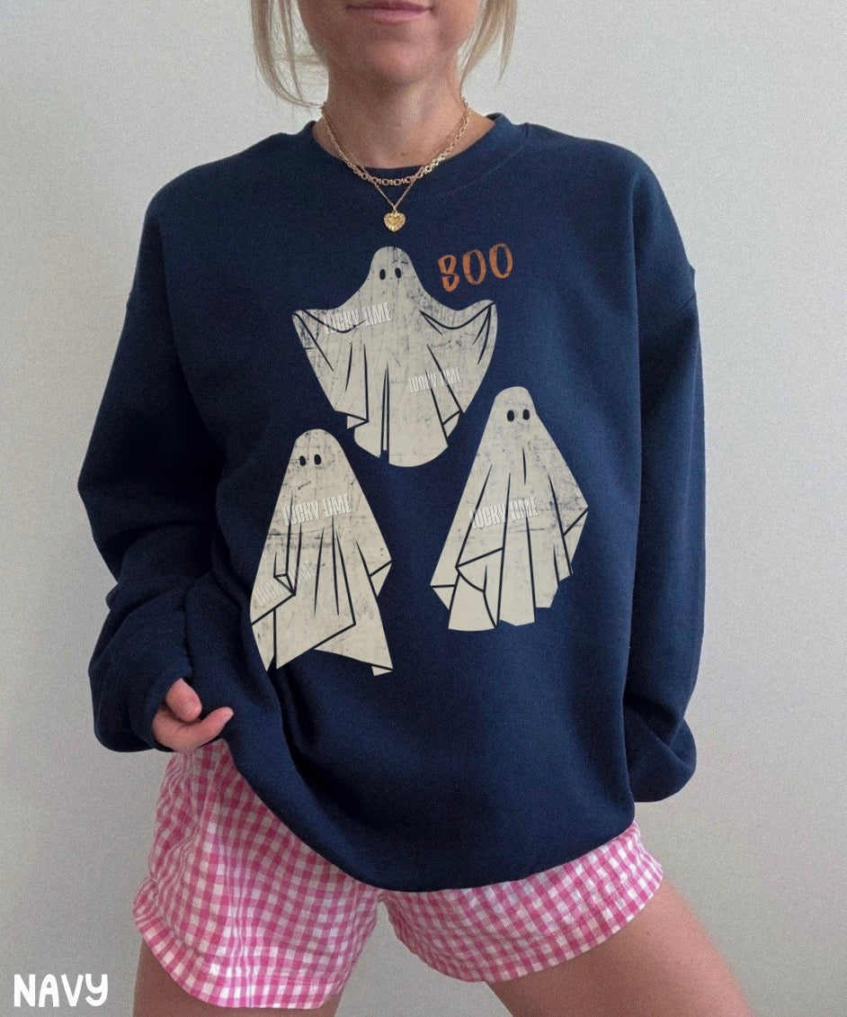 Boo to You Ghosts Crewneck Sweatshirt