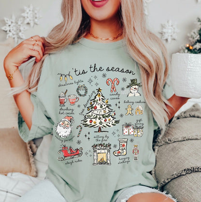 Tis the Season Christmas Comfort Colors® T-shirt
