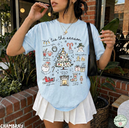 Tis the Season Christmas Comfort Colors® T-shirt