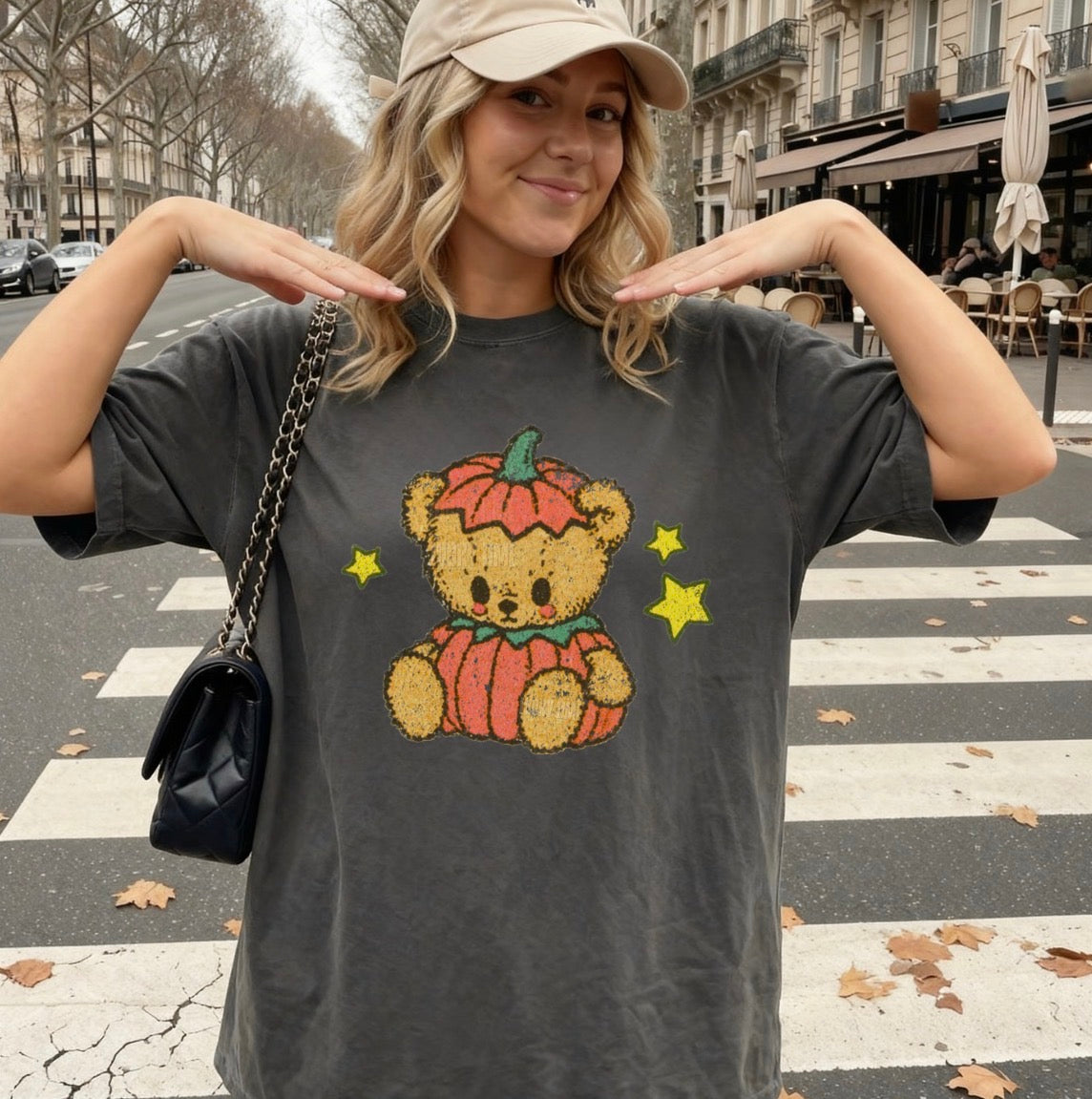 Pumpkin Teddy Bear Comfort Colors® T-shirt