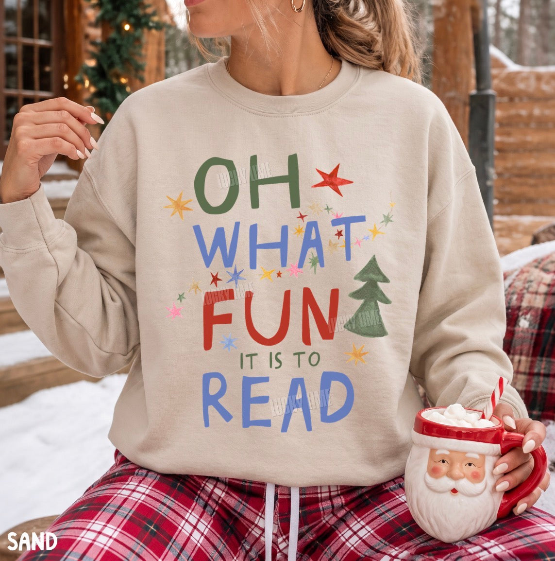Oh What Fun It Is to Read Christmas Sweatshirt