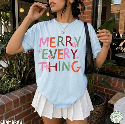 Merry Everything Comfort Colors® T-shirt