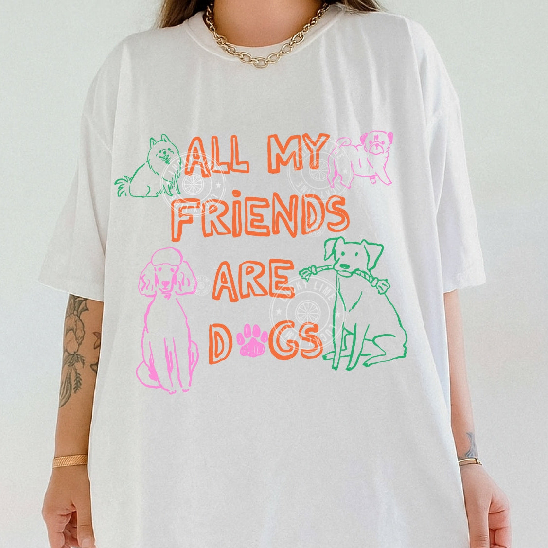 All My Friends Are Dogs Comfort Colors® T-shirt