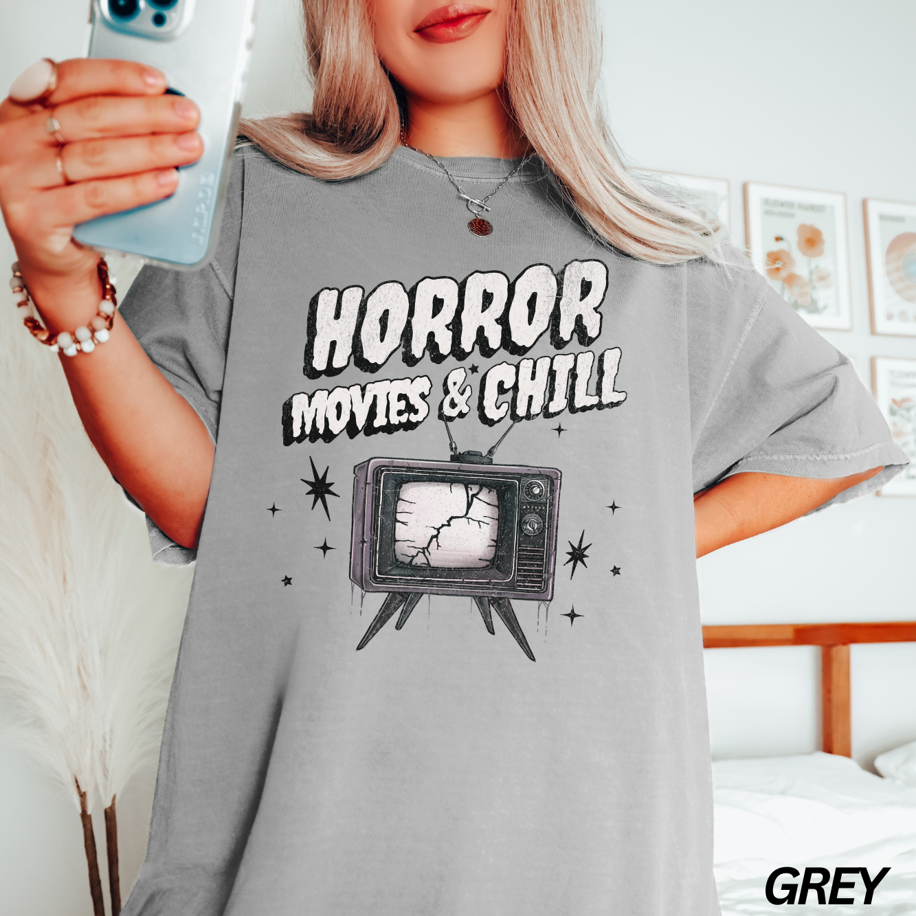 Horror Movies and Chill Comfort Colors® T-shirt