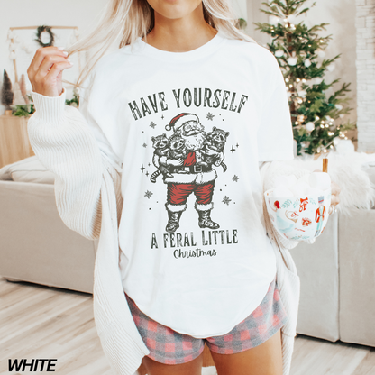 Have Yourself a Feral Little Christmas Comfort Colors® T-shirt