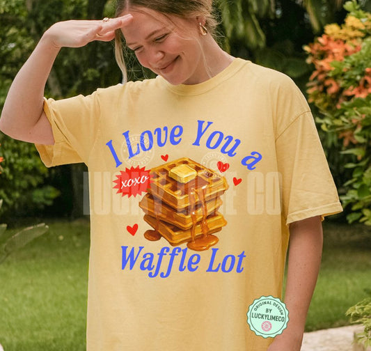 I Love You a Waffle Lot Comfort Colors® T-shirt