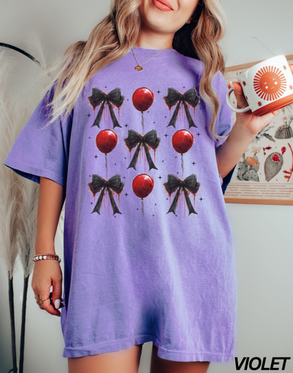 Horror Balloons and Bows Halloween T-shirt