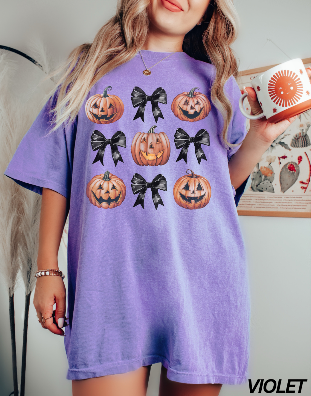 Jack O’ Lantern Halloween Bows T-shirt