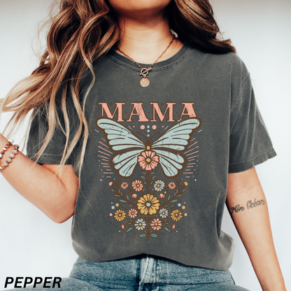 Boho Mama Butterfly T-shirt