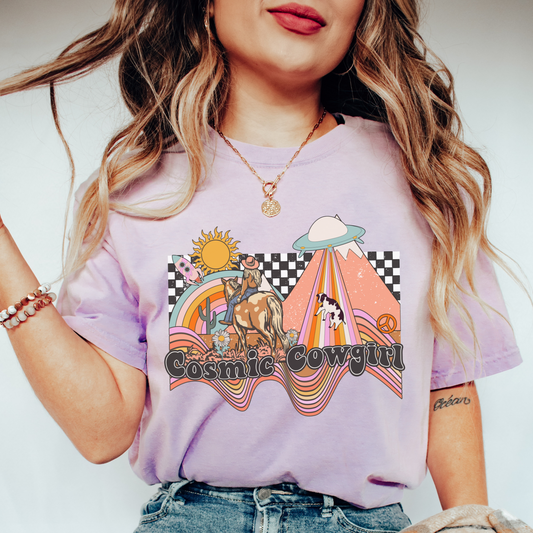 Cosmic Cowgirl Comfort Colors® T-shirt